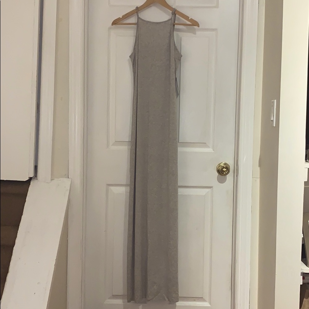 New Grey Maxi Dress!  Long and Comfy
